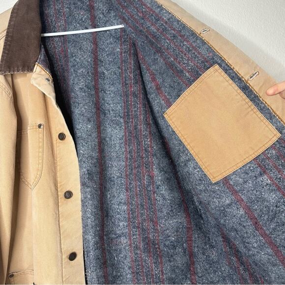 Vintage Dickies Workwear Chore Jacket Blanket Lined XL - Picture 2 of 7